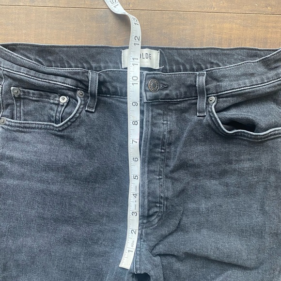 Agolde Nico High Rise Black slim fit jeans - Picture 10 of 15